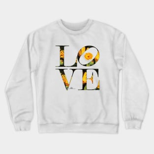 LOVE Letters October Birth Month Marigold Crewneck Sweatshirt